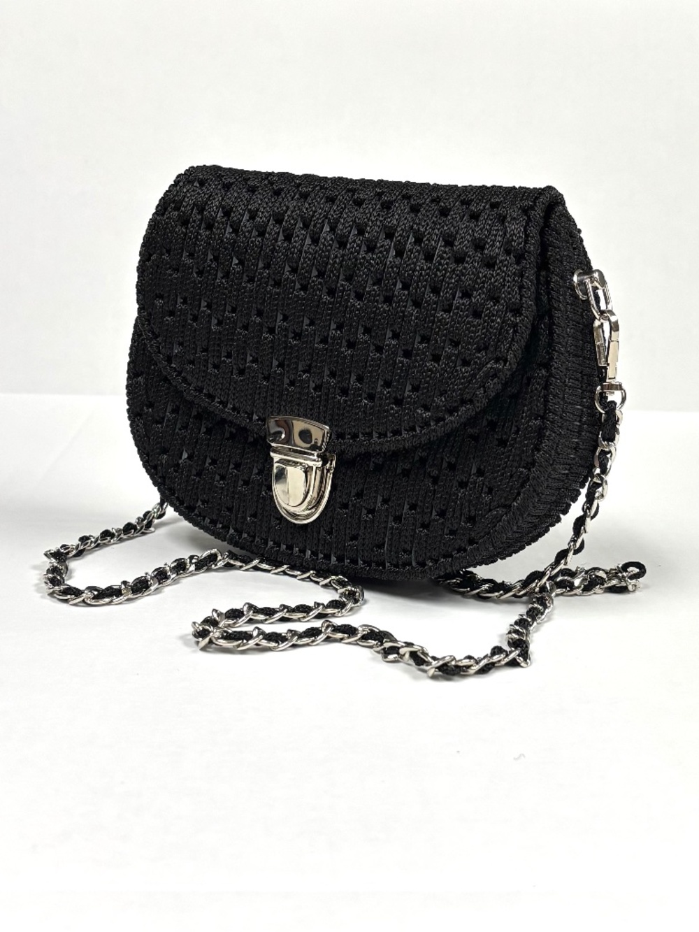 New Hand Woven Black Purse/Bag/Crossbody